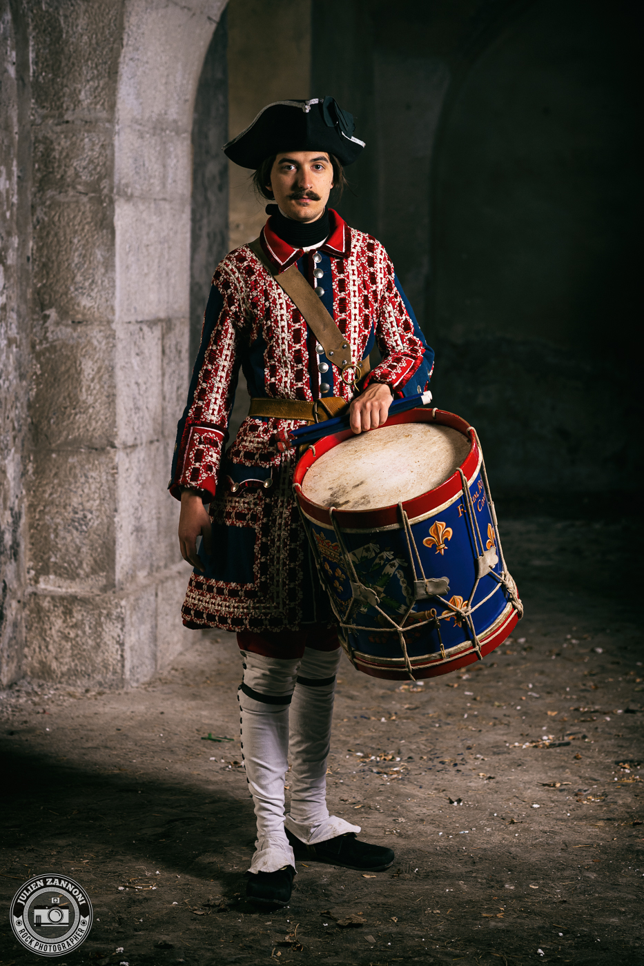 Les Régiments du Passé - Royal Écossais 1750 - Uniforme du tambour