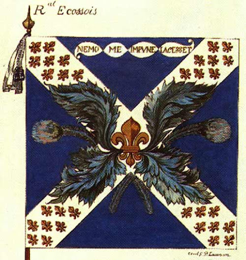Drapeau du régiment du Royal Écossais